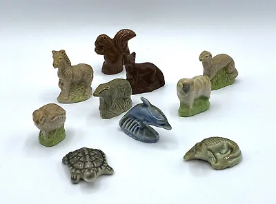 Buy Wade England Bundle Of Ten Ceramic Miniature Animal Ornaments Various Animals • 21.42£