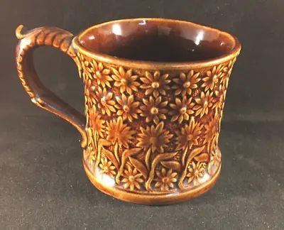Buy 19th Century Staffordshire Rockingham Brown Treacle Glazed Pottery Mug Tankard • 12.99£