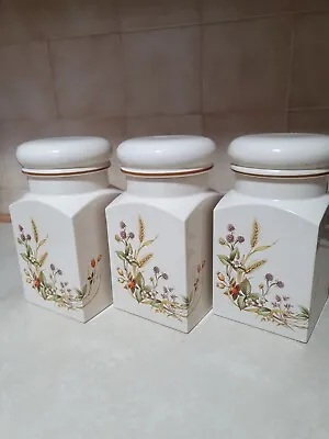 Buy Harvest  -  Storage Jar -  Marks And Spencer  - St Michael - M&s X 3 • 19.99£