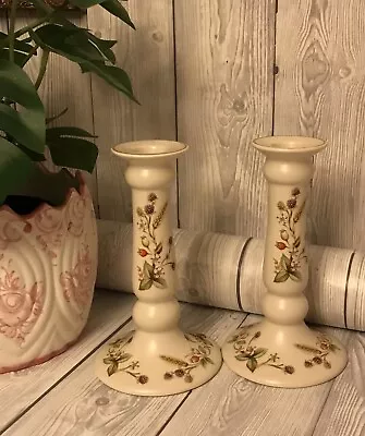 Buy St Michael Vintage Harvest Design Ceramic Candlesticks. Marks & Spencer • 16£