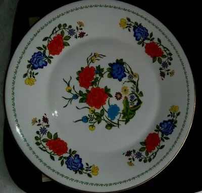 Buy Aynsley China  Famile Rose  Dinner Plate 10 7/8 . Made In England 1960-1980's. • 17.02£