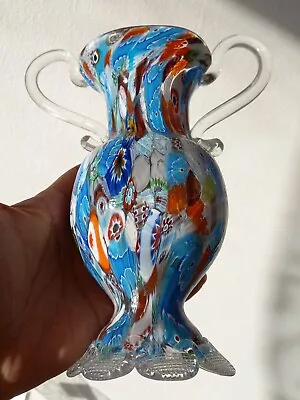 Buy Antique Murano Milifiori Glass Vase Antique Glass • 30£