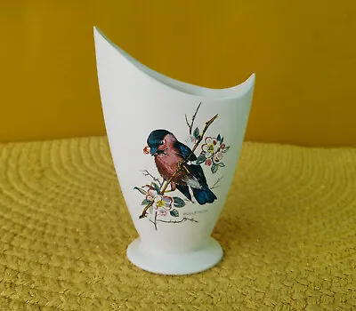 Buy Axe Vale Pottery Bud Posy Vase Made In Devon England, Mat Cream, Floral Flowers • 8£