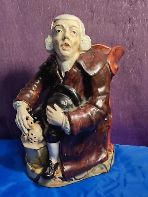 Buy Antique 19C Early Staffordshire Toby Jug George Whitfield The Night Watchman • 79£