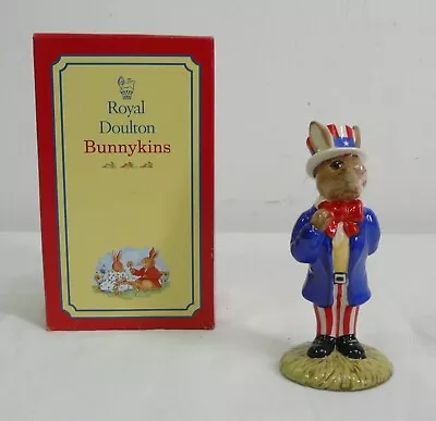 Buy Royal Doulton Uncle Sam Bunnykins DB50 Figurine - Thames Hospice • 12£