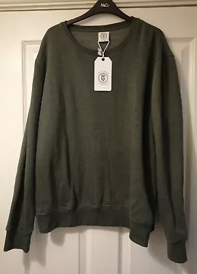 Buy BNWT T G Clothing Olive Green Sweatshirt Size L • 2.99£