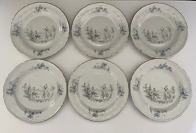 Buy Vintage Rare Zeh Scherzer Bavaria Bellman Pattern Set Of 6 Dessert Plates. • 14.18£