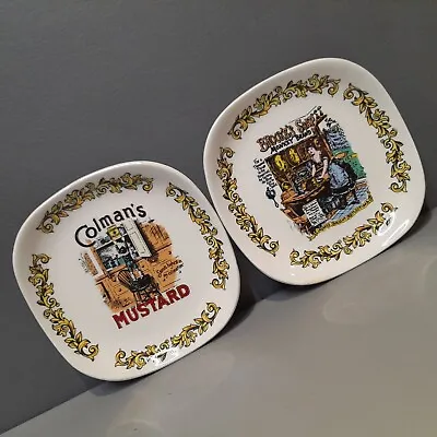 Buy Vintage Coleman's Mustard & Brooke's Soap Lord Nelson Pottery Decorative Plates • 14.99£