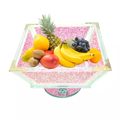 Buy Crushed Crystal Diamond All Home Decor Ornaments Glass Sparkle Bling Ceramic Box • 43.99£