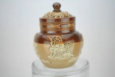 Buy Antique (1912) Royal Doulton-Lambeth Tobacco Jar With Lid, Great History, A+++ • 43£