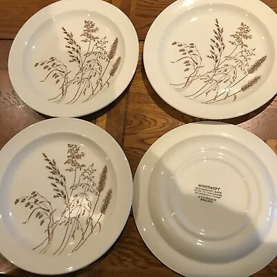Buy Windswept J & G Meakin Pottery - 4 Dinner Plates  - England 1970`s - Lot B • 20£