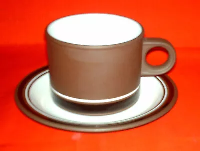 Buy 1970s Hornsea Pottery Contrast Pattern Coffee Cup And Saucer Excellent Condition • 5£
