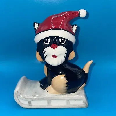 Buy Lorna Bailey Father Christmas Cat Santa And Sleigh Signed Collectors Piece Rare  • 59.99£