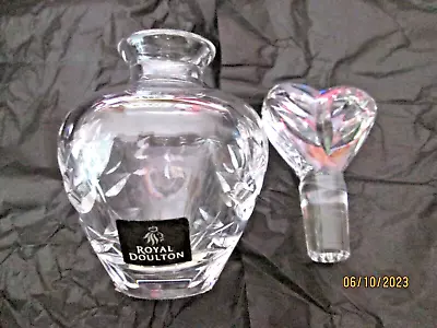 Buy Royal Doulton ~ Lead Crystal ~ Keswick Perfume Bottle ~ Heart Stopper ~ Boxed • 10£