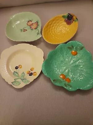 Buy Carlton Ware 4 Vintage Decorated Dishes, Approx 19 X 16 Cms • 15£