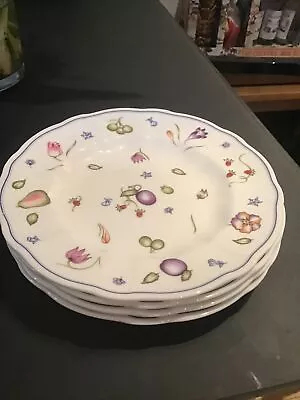 Buy FOUR Royal Crown Derby Chatsworth Fluted Dessert Salad Plate - 8 1/2 Inch • 18.99£
