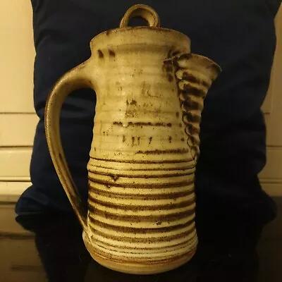 Buy Vintage Mid Century Studio Pottery Cornish Stoneware Coffee Pot Artist Signed • 21.99£