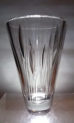 Buy Stuart Cut Glass Vase Late 20th Century • 17£
