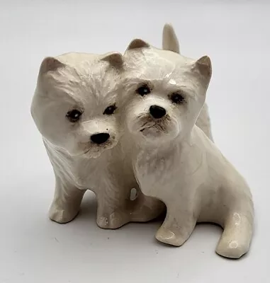 Buy Vintage 1960s Beswick White West Highland Terrier Dogs Ornament • 20£