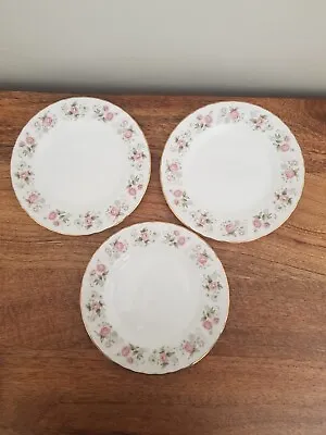 Buy Minton Spring Bouquet Set Of 3 Tea Side Plates Good Used Condition • 3.99£
