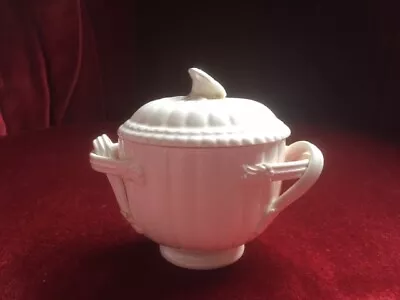 Buy Leedsware Classical Creamware Trinket Bowl With Lid • 18.99£