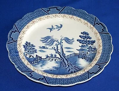 Buy Booths Real Old Willow Dinner Plate 10.5  Diameter.  • 8.99£