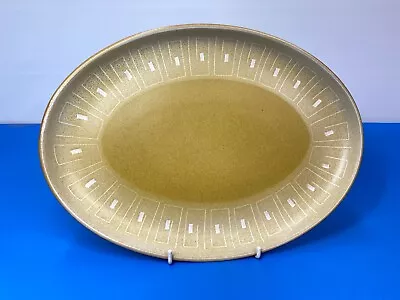Buy DENBY Ode Oval Plate Platter 9  X 12.5  Yellow Tone Earthenware Collectable • 18.86£