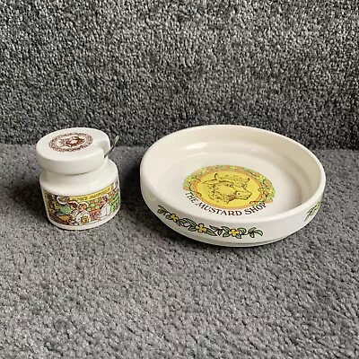 Buy Lord Nelson Pottery The Mustard Shop Bowl Pot And Spoon (w2) • 6£