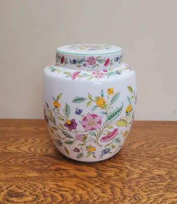 Buy Minton Haddon Hall Large Ginger Jar Caddy With Cover Lid • 80£