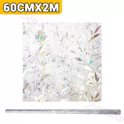 Buy 3D Rainbow Window Film Stained Glass Static Cling Sticker Home Office Privacy • 7.99£