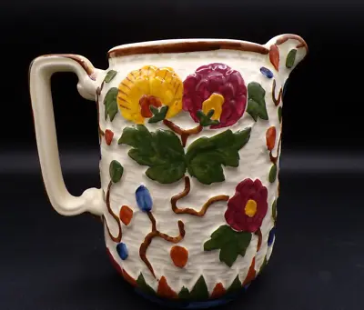 Buy Vintage Indian Tree Jug Pitcher H J Wood Staffordshire Hand Painted 1769 England • 23.60£