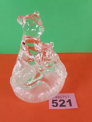 Buy Glass  Lioness And Cub   RCR  Royal Crystal  Rock    Italy • 9.95£
