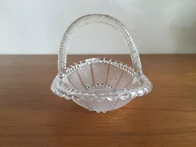 Buy Vintage Davidson Glass Moonshine Pearline Oval Dish/Basket With Handle • 13£
