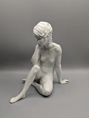 Buy Kaiser White Porcelain Bisque Figure 489 - Nude Lady, Germany, Wolfgang Gawantka • 150£
