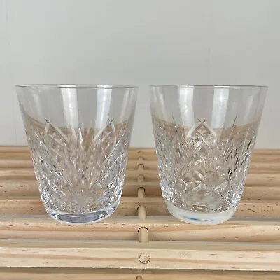 Buy Pair Of Waterford Crystal WAT91 Old Fashioned Glasses Glassware Set Of 2 • 104.31£