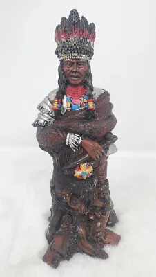 Buy  Native American Chief Warrior American Frontier, Limited Edition Resin Figure • 19.17£