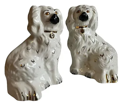 Buy Beswick Staffordshire China Dogs X2 Set Pair King Charles Spaniel Mantel Vintage • 150£