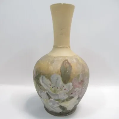 Buy Unbranded Stoneware Hand-painted Vase Posy Flowers Multicolour Decorative Retro • 20£