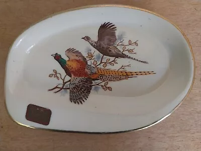 Buy West Highland Pottery Trinket Dish Dunoon And Argyll Pheasants In Flight • 8£