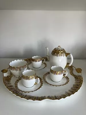 Buy Antique Aynsley Fine China Part Cabaret Set Tea Pot Cups Saucers • 145£