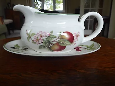 Buy St Michael ( M & S ) Vintage Ashberry Fine China Gravy Boat & Stand Vgc • 4.99£