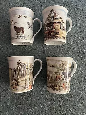 Buy 4 Hudson Middleton Collector Mugs.  A Year In The Country. • 10£