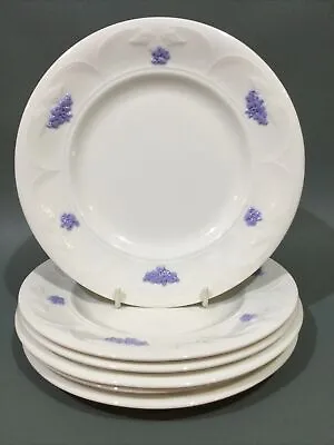 Buy Royal Adderley Bone China “ Blue Chelsea “ 6 X Dessert Plates • 23.95£