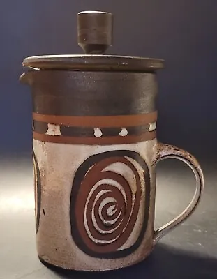 Buy Briglin Pottery Coffee Pot - Studio Pottery London - Swirl Design - 20.5 Cm • 30£