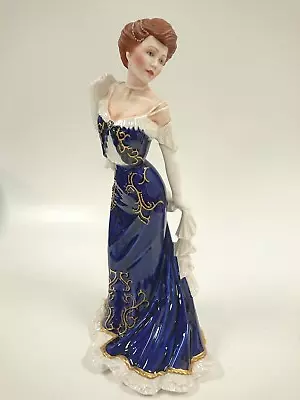 Buy Vintage Franklin Mint 1987  Elegance De Paris 11 1/2  Porcelain Figurine Lady • 10.50£