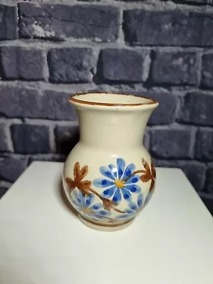 Buy A Charles Spacey Studio Pottery Stoneware Wales Hand Painted Posy Vase VGC. • 12£