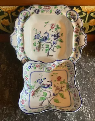Buy Antique Corona Ware Hancock & Sons 'Old Woodstock' Pottery Serving Dishes • 20£