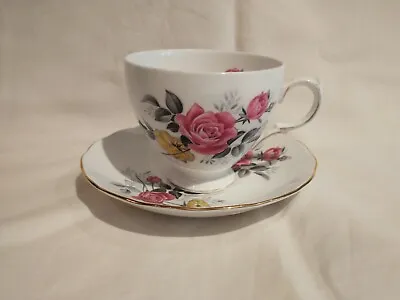 Buy Royal Vale Ridgway Potteries Ltd Teacup And Saucer Bone China Made In England • 5£