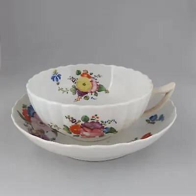 Buy Antique CJ Mason Breakfast Cup And Saucer C1815 Hand Painted Flowers Bone China • 125£
