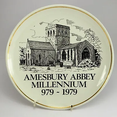 Buy Poole Pottery Amesbury Abbey Millenium Commemorative Plate By Guy Magnus • 6.50£